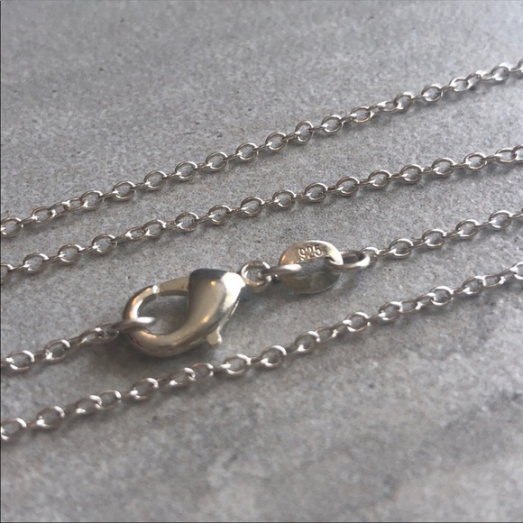 TODAY ONLY!! Minimalist 925 Bar Necklace Sterling - Picture 3 of 5